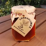 több mint méz zöld dió üvegben