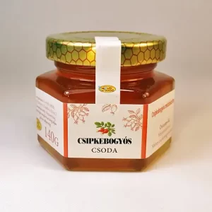 csipkebogyós méz