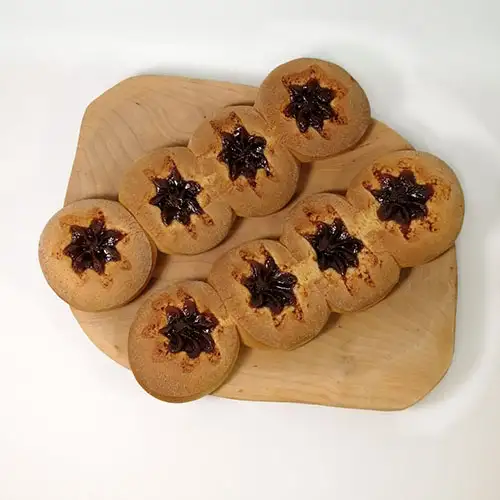 Radics lekváros mézes puszedli