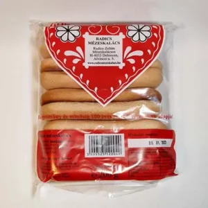 Radics mézespuszedli piskóta alakú