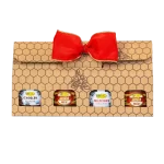 karacsonyi ajandekdoboz 4 x 50g mezzel