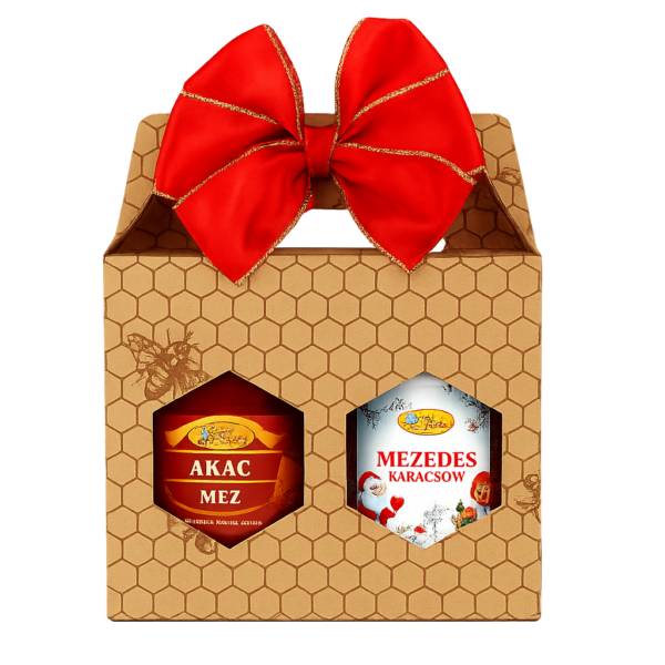 karacsonyi ajandekdoboz 2 x 500g mezzel